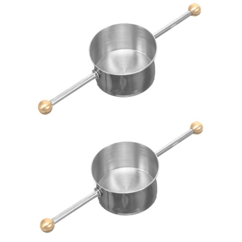 CIYODO 2pcs Measuring Jigger Double Bead Measuring Cup Stainless Steel Jigger for Shot Measure