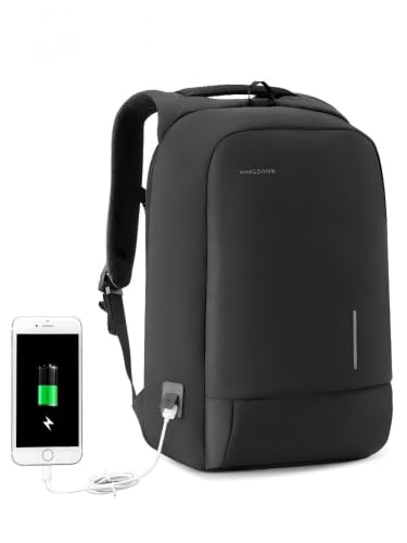 VGOAL Laptop Backpack 15.6 inch with TSA Lock and USB Charging Flight Approved Carry on Business Backpack Anti Theft Traveling Bag for Men and Women