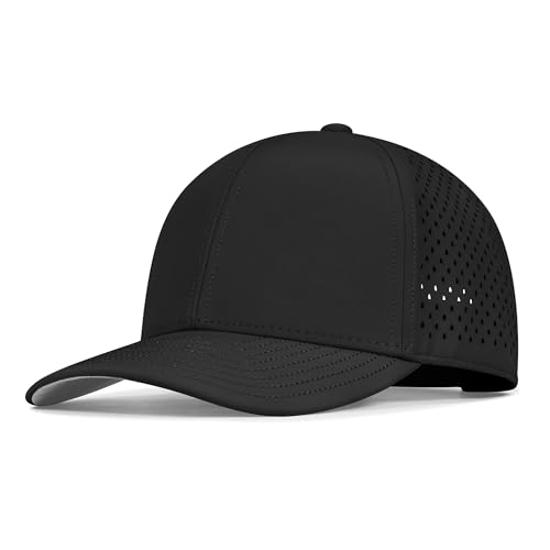Chaseshine Performance Snapback Hats for Men Women 7 6 Panel Baseball Cap Golf Running Workout