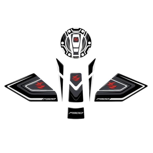 Genouillères réservoir BMW F900XR pour éviter les rayures de moto kit blanc
