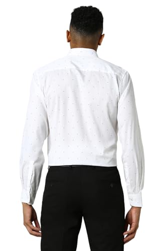Image of Peter England Men's Cotton Print Slim Fit Shirt