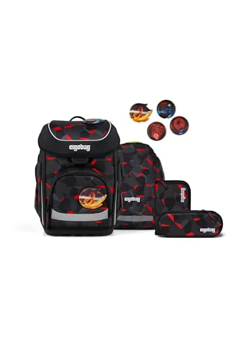ergobag cubo Set ergonomischer Schulranzen Klassisch 5-teilig 1. Klasse Grundschule