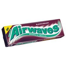 30 X AIRWAVES BLACKCURRANT GUM 10 PCE | 30 PACK BUNDLE
