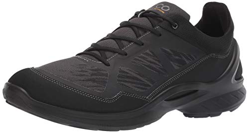 ECCO Men's Biom Fjuel Textile Walking Shoe, Black/Dark Shadow, 48 M EU