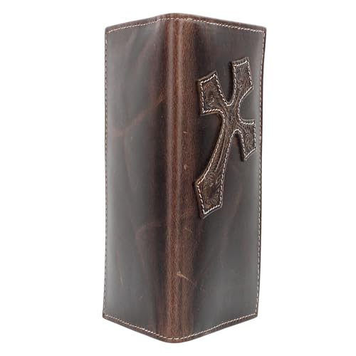 American Bison Oil Pull Up Leather Rodeo Wallet – Tooled Western