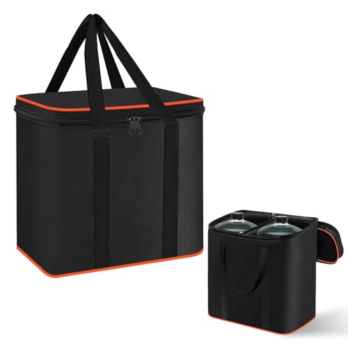 Propane Tank Bag, ​1 lb./ 16 oz Fuel ​Cylinder Carry Bag, Refillable Propane Cylinder Tank Cover,Gas Tank Protective bag, 600D Oxford Fabric,Mini Tank Accessories, for Outdoor Camping,Cooking,Picnic