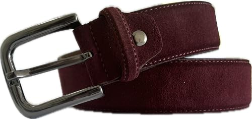 Ceinture en suède homme 35mm idéale pour sublimer un costume ou un jean chic
