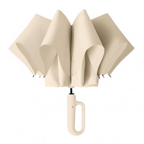 Image of Owme UV Umbrella for Women, Mini Folding Portable 3-Fold Umbrellas | Manually Open & Close for Rain and Sun Protection, Anti-Slip Handle | Windproof Umbrlla | Chata for Rain for Men
