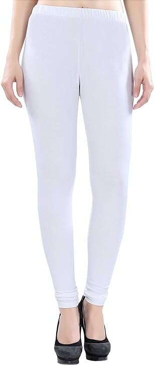 Women's Ankle Length Solid Ethnic Wear, High Rise Bottomwear (White)-image-5