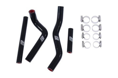 Tuyaux de radiateur SUZUKI RM125 noir kit durites moto cross 2001-2012