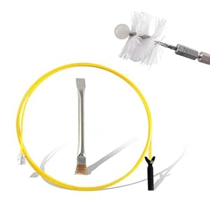 GAESHOW Pelletofen Reinigungsset mit 3-Meter-Verlängerung