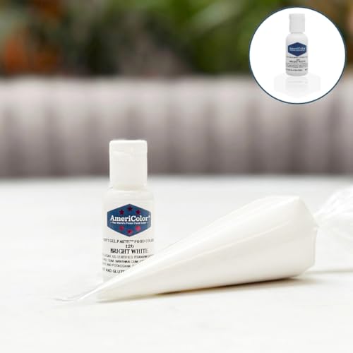 BRIGHT WHITE 20ml Soft Gel Paste Food Colour