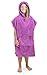 Produktbild CityComfort Kapuzen Handtuch Poncho Für Kinder Bademantel Zum Wechseln Mit Taschen | Badeponcho Aus 100% Baumwolle | Ideal Für Ferien, Schwimmen, Surfen, Strand, Bad (10/13 Jahre, Rosa)