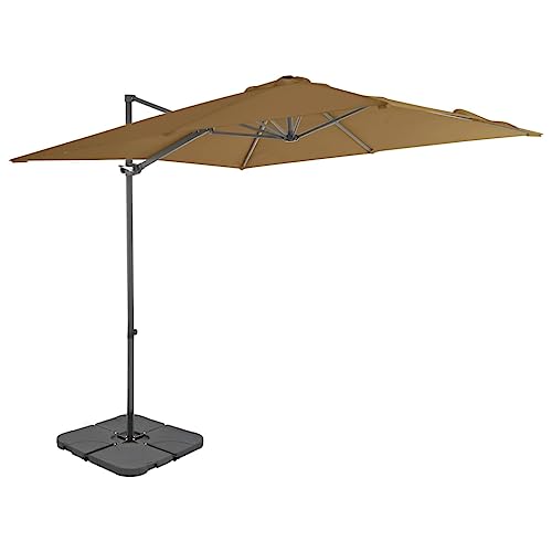 Parasol de soleil de base portable pour ombrager une terrasse exposée plein sud sans effort