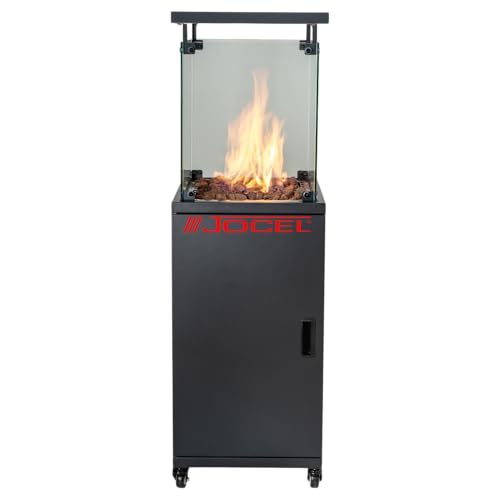 Calentador de terraza Jocel JAT014108, Potencia 5000-13000W, gas G30 butano y G31 gas propano