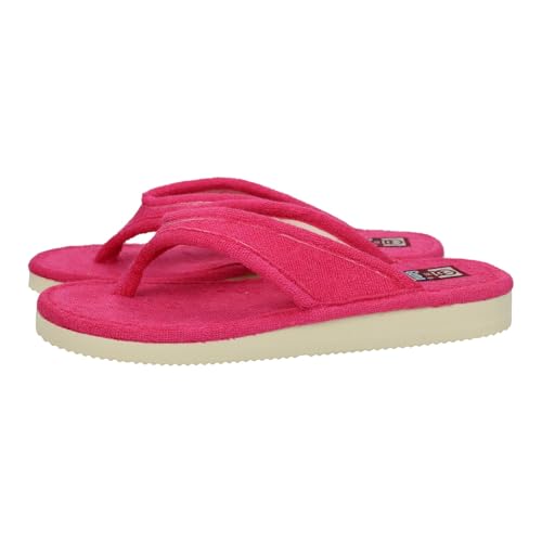 GEMA GARCIA 2503-2 Zapatillas de Estar por casa para Mujer, Chinelas Fucsia de Verano para Chica, Hechas en España Mujer Zapatillas CASA Fuxia 38