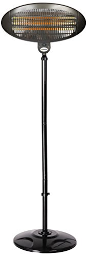 La Hacienda Free-Standing Outdoor Electric Infrared Heater, Black, 180-210 cm