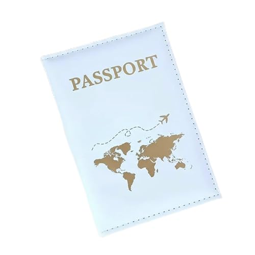 Image of House of Quirk Multi-Functional PU Leather Travel Passport Case, Passport Protection Cover, Credit Card & ID Card Holder (Sky Blue)