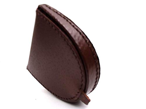 Leather Emporium Men's Leather Coin Tray Purse Wallet One Size Tan3