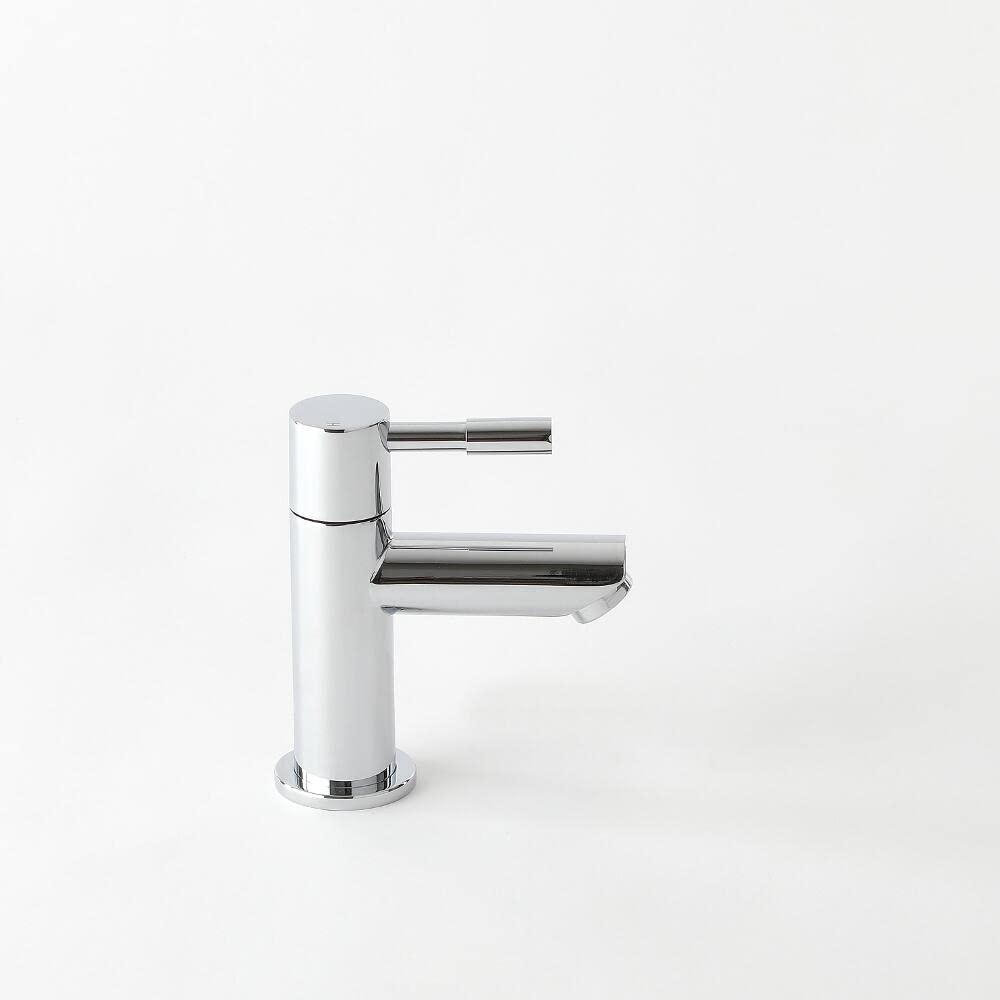 Milano Silver Mirage Mono Bathroom Basin Mixer Tap Lever Handle - Chrome
