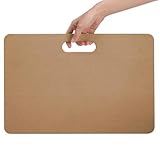 ZENFUN Clay Wedging Board, 12 x 18' Portable Clay Board with Built in Handle, Sturdy 8mm Thickness Wooden Mat...