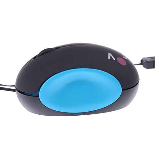 P Prettyia Nette - Mouse ottico retrattile USB