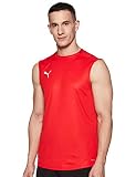 100 % poliéster PUMA Teamfinal 21 Training Jersey SL Camiseta, Hombre, Red-Chili Pepper, M