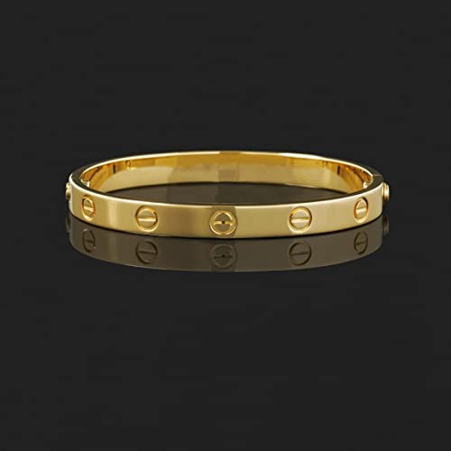 Contemporary Love Bracelet Plated in Gold