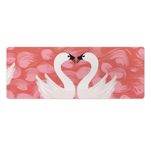 Tapis de souris grand format antidérapant pour protéger le bureau et stabiliser le clavier