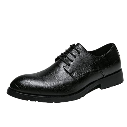 Men's Non-Slip Pointed Toe Lace-Up Oxfords for Urban Life