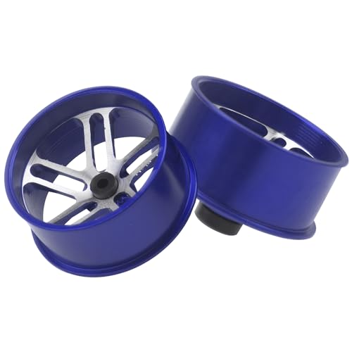 Jantes alu 23.5mm Tamiya Mini 4WD légères et durables bleu - 3