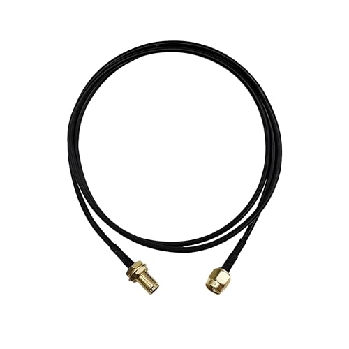 Rydocyee SMA Extension Cable 3ft, SMA Male to Female Low Loss RG174 Coaxial Cable Extender for SDR, Wireless Security Camera, Network System, GPS LTE 4G 5G WiFi Radio Antennas by Rydocyee - Used condition - US$7.46
