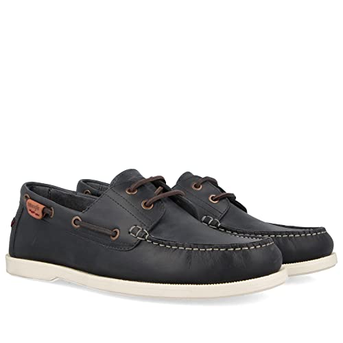 Oxford Hombre Wrangler Caballo Loco Báltico con suela cómoda para caminar todo el día