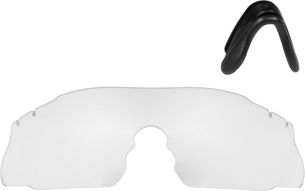 ZERO TECH BASE Lente de repuesto compatible con protección UV de color luz de hielo ESS con almohadilla ajustable para la nariz