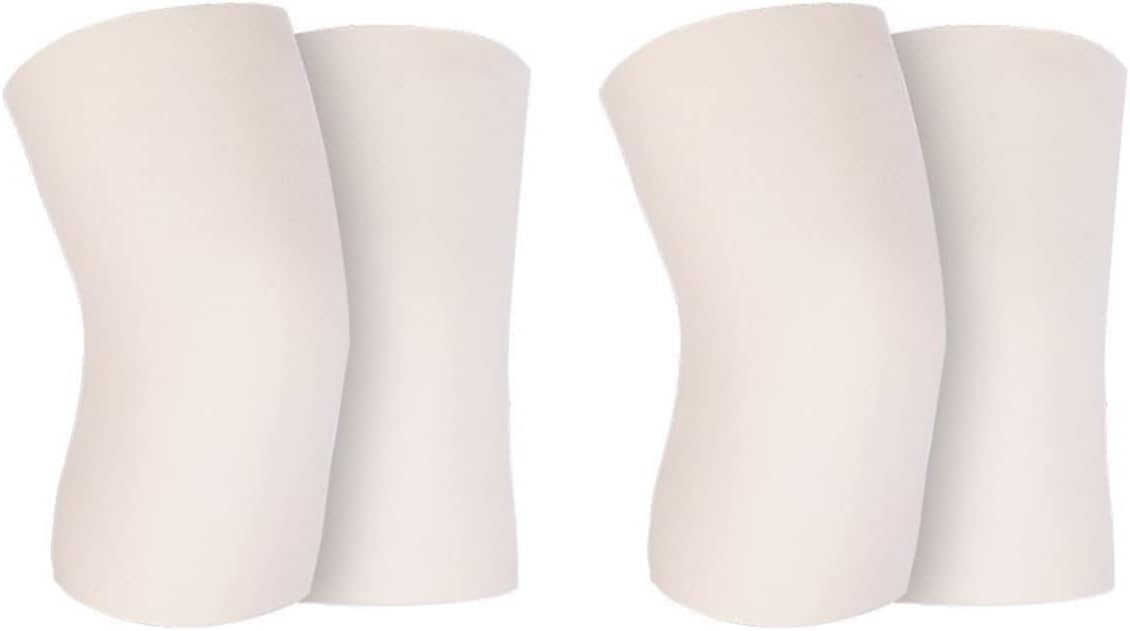Healifty 4pcs Thermal Knee Pads for Seniors Warm Knee Sleeves for Joint Support Injury Prevention Lightweight Comfortable Fit for Running Dancing and More