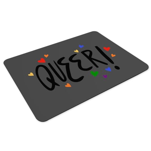 Sets de table LGBT grand format lavables pour protéger une table des taches