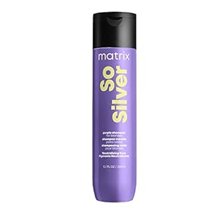 Matrix So Silver Purple Shampoo, Neutralizes Yellow Tones, For Blonde, Grey, and Platinum Hair, Color Depositing and Clarifying Shampoo For Color Treated Hair, Vegan