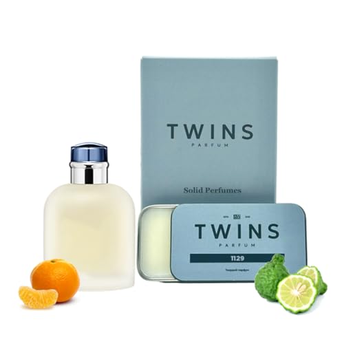 TWINS PARFUM No.1129 | Impression of Light Blue Pour Homme | Men's Solid Perfume | 053.4 Oz / 15 gr