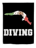 Mexican Pride Summer Games Gifts Deportes de Mexico Diving Double Sided 28x40 House Flag