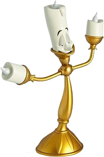 Bougie d’Horloge La Belle et la bête bougeoir Lumiere bougeoir lumière LED for Table de Mariage, décoration de Maison de fête de noël