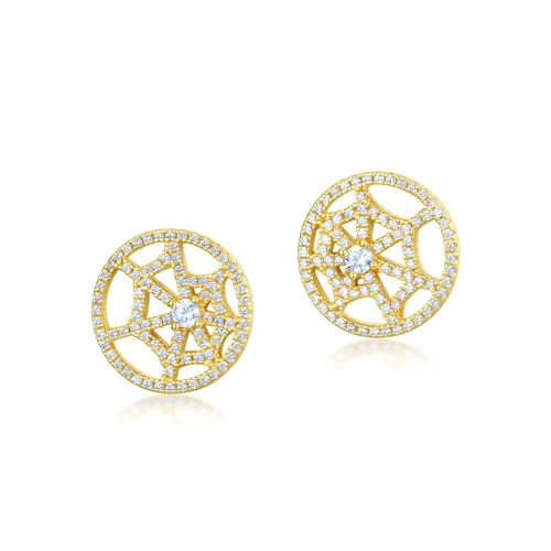 Boucles d'oreilles toile d'araignée : le cadeau d'anniversaire idéal en argent pour femme