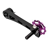 JIANWEI Bike Chain Tensioner, Bike Chain Guide Bike Protector, Aluminum Alloy Bicycle Single Speed Adjuster Converter for MTB Road Racing Bike(Black)