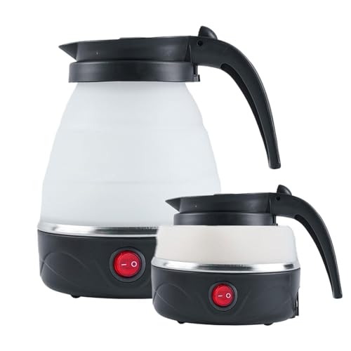 Fcezehyt �܂肽���ݓd�C�P�g��,600ml �d�C�|�b�g �d�M�P�g�� ��� �}�C�R�� �ȃX�y�[�X ���^ �~�j,�����|�b�g �������� �₩�� �T�[�o�[ �M�� �Ή� | ���s �I�t�B�X �L�b�`�� �_�C�j���O �� �L�����v �f�X�N�p