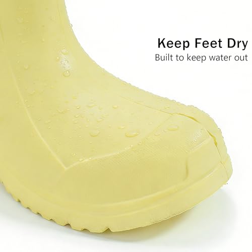 Botas de lluvia para niños pequeños y adolescentes con asas cómodas 5
