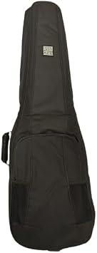 Road Cases USA Padded Electric Guitar Gig Bag, Fits Les Paul Stratocaster Telecaster and Bass, Dual Backpack Straps, Reinforced Handle, 40.5 Inch Length