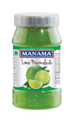 Image of Manama Lime Marmalade Jam | Real Fruit Ingredients | Actual Lime Peels | 500GMS