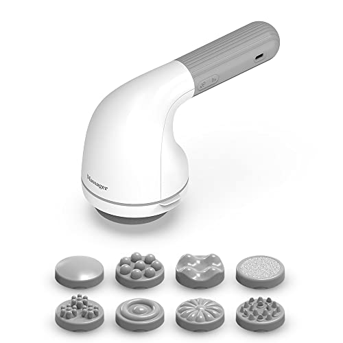 Byfumo Cellulite Massager, Wireless Rechargeable Handheld Cellulite Remover, Body Shaper Machine, Electric Back Massager - White #TOP15