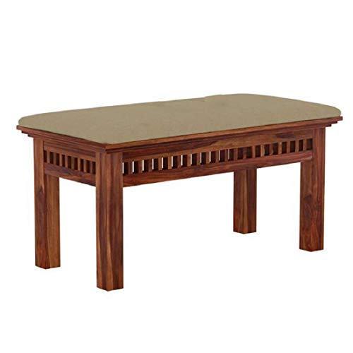 Image of Sheesham Wood 4 Seater Dining Table Set with Chair | Dining Table Set | Wooden 4 Seater Dining Table | with 2 Chairs 1 Bench | Dining Room Furniture Set | Maple Finish