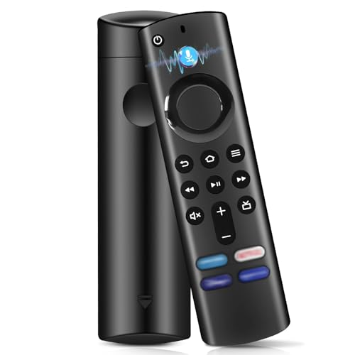 Mando a Distancia por Voz Adecuado para Smart TV S-Tick 2nd Gen y 3rd Gen, Lite, 4K y 4K MAX, Cube 2nd Gen/3 Gen, con Bluetooth y 4 Botones de Atajo