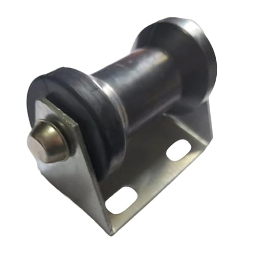 Stationary Keel Roller – Galvanized Support Frame, Heavy-Duty Boat Guide | Steel Tongue Bracket Mount, Durablee Launch Assist System, Ideal for Trailer Transport and Marine Vessel Loading Tasks